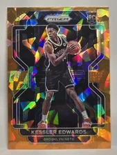 2021-22 Panini Prizm - Kessler Edwards #284 Orange Ice Prizm (RC)