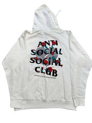 Anti Social Social Club x Sadboyz Miles De La Rosa Hoodie White Size XL