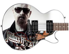 Rob Halford of Judas Priest Autographed Custom Graphics Epiphone Guitar ACOA
