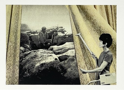 #ad Cleaning the Drapes By Martha Rosler MOMA Art Postcard 2024 $10.46