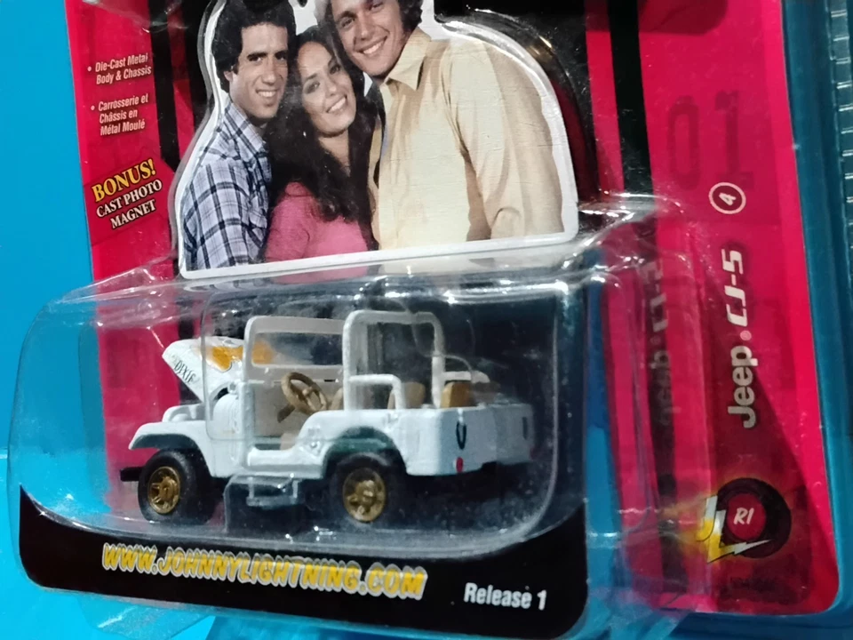 2006 JOHNNY LIGHTNING JEEP CJ-5 #618 WHITE THE DUKES OF HAZZARD LIMITED EDITION - Image 4 of 4