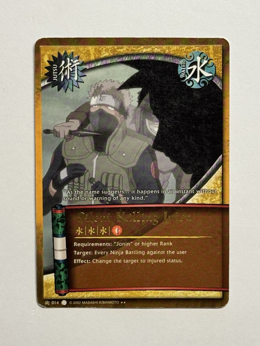 Naruto CCG Silent KIlling Jutsu #014 | eBay