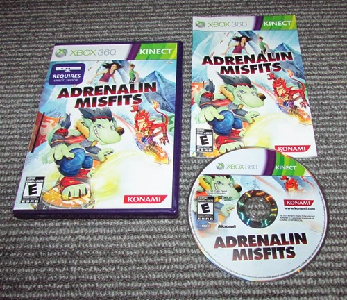 Adrenalin Misfits for Xbox 360 Kinect Complete Fast Shipping!