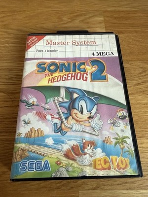 Sonic the Hedgehog 2 Sega Master System TecToy Brasil OVP + Poster