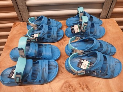 Rugged Shark Boys Size  3 Blue Sandals New With Tags