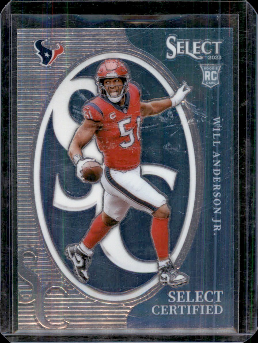 2023 Panini Select - Select Certified Rookies Will Anderson #CRO-WAN (RC)