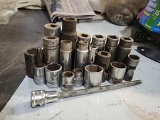 Mixed Snap-on / Cornwell Socket Lot (41) FREE SHIPPING 20 Pieces 