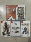 New ListingNintendo Switch Games Lot Yokai Watch 1 4 Final Fantasy Pixel Live a Live