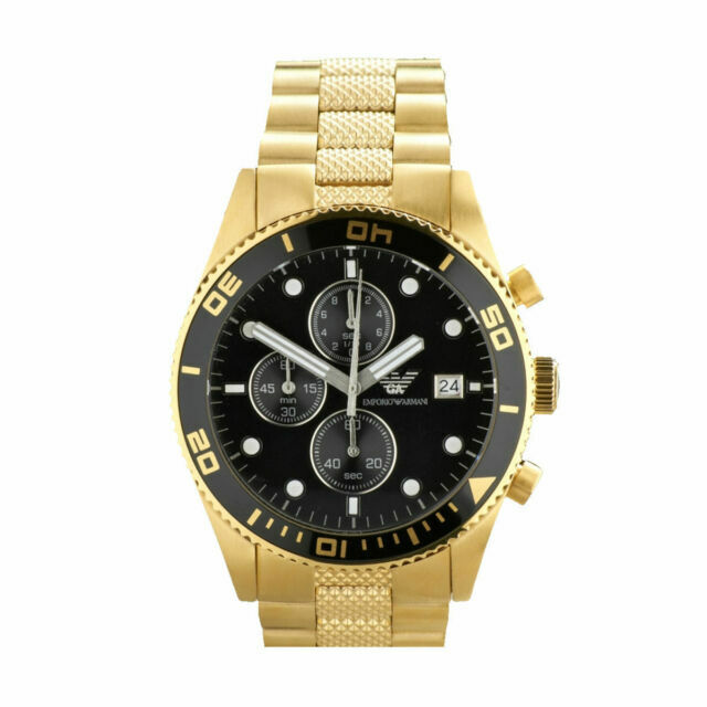 armani gold watch ar5857