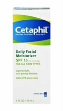Cetaphil - Daily Facial Moisturizer - SPF 15 - 4 fl oz - 2 Pack - exp: 12/27