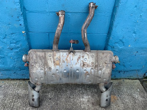 Jaguar XK (X150) 5.0 Exhaust Rear Silencer Box NORMALLY ASPIRATED WITH TIPS - Picture 2 of 4