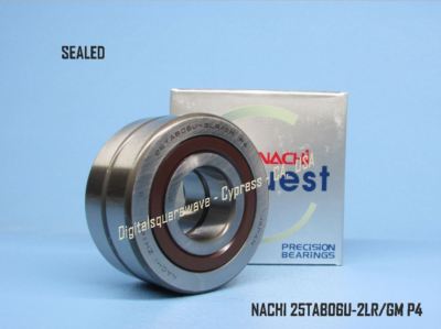 NACHI 25TAB06U-2LR//GM P4-ABEC7 SEALED Ball Screw Bearings. Matched Set of 2