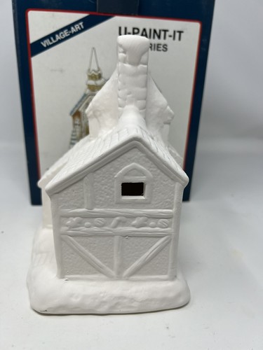 Village Art Collectibles U Paint It Series Ceramic Christmas Bakery - Picture 8 of 8