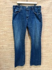 J.Crew Men's Size 40x34 Vintage Bootcut Style 99746 Denim Blue Jeans 100% Cotton