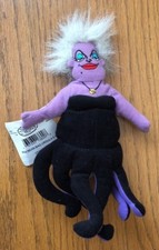 Disney 5.5" Ursula Mini Bean Bag Beanie NWT from the Little Mermaid