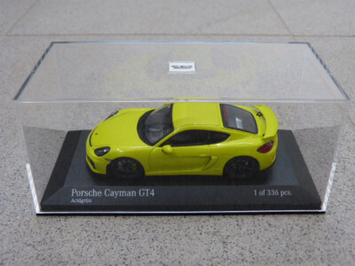 Porsche Cayman 981 GT4 Modellauto 1/43 - Limitierte Edition Mit Wunschkennzeichen