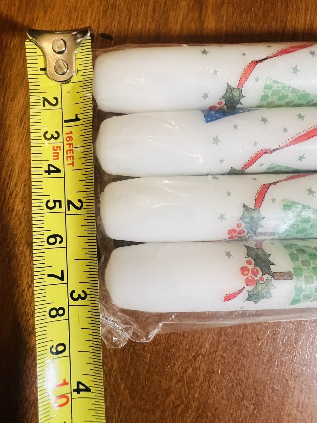 Christmas Taper Candles Set of 4 Christmas Trees Candles by Design
