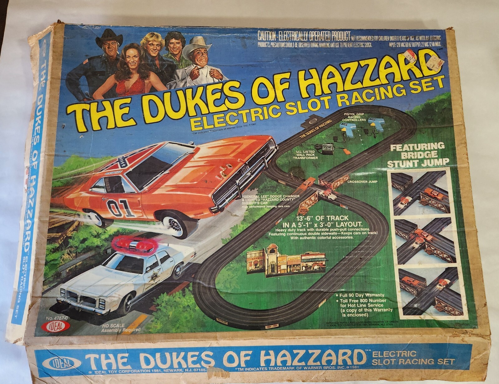 Dukes of Hazzard slot car set Tested And Working With Xtras eBay