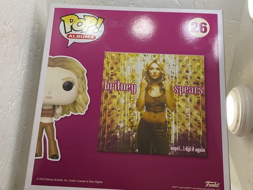 Album Funko Pop! Britney Spears Oops I Did It Again #26 - EDIZIONE SPECIALE Nuovo - Foto 2 di 6