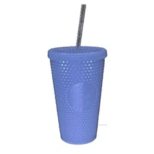 Starbucks 2021 Winter Holiday Icy Lilac Bling Studded Cold Cup Tumbler 16oz