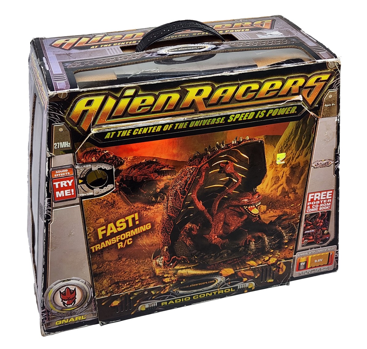 Alien Racers GNARL 2004 Fast Transforming R/C Radio Control 27 MHZ