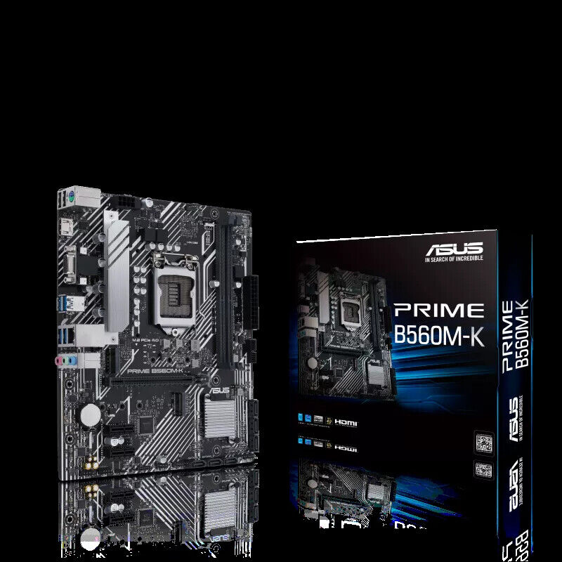 ASUS PRIME B560M-K LGA1200 11th Gen/10th Gen Core/Pentium/Celeron ASUS PRIME B560M-K LGA1200 11th Gen/10th Gen Core/Pentium/Celeron