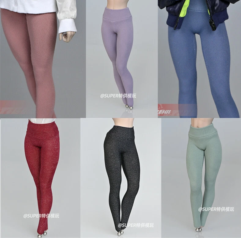 1:6 Skin Color Leggings Pants Clothes For 12 Female Phicen TBL Figure Body  toys