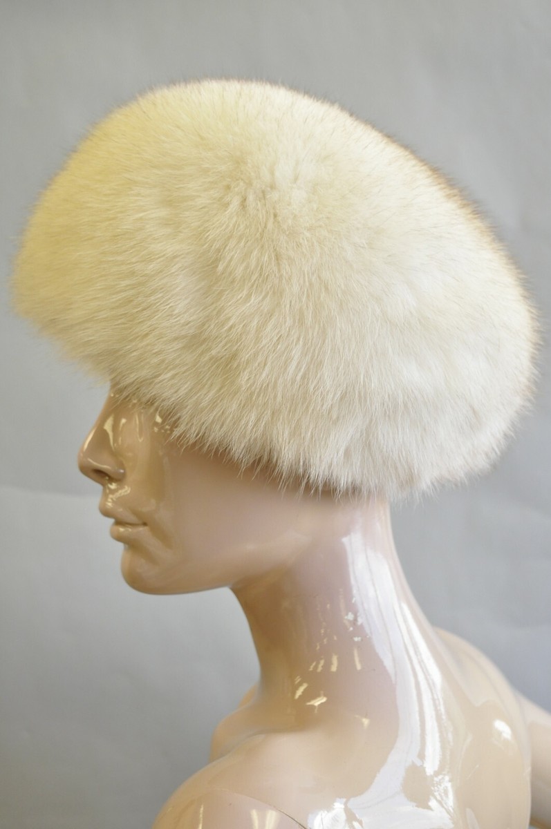 Vintage Don Anderson White Fox Fur Winter Women display picture 2