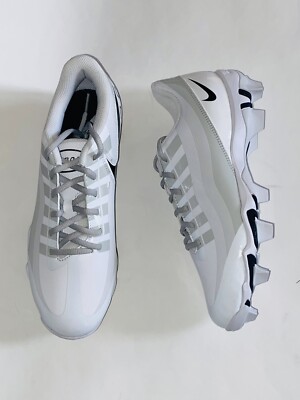 New Nike Vapor Edge Shark Athletic Cleats White & Gray Size 16 NEW Nike Vapor Edge Shark Fast Flex Football Cleats Youth  main image 4