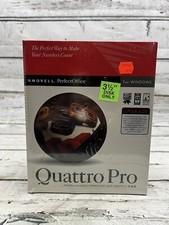 Quattro Pro V 6.0 For Windows Novell PerfectOffice 3.5" Disk PC Software SEALED