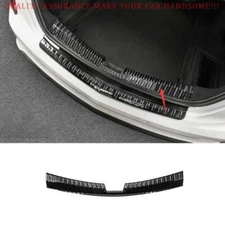 For Cadillac CT5 2020-24 Black stainless Inner Rear Bumper Protector Guard Trim
