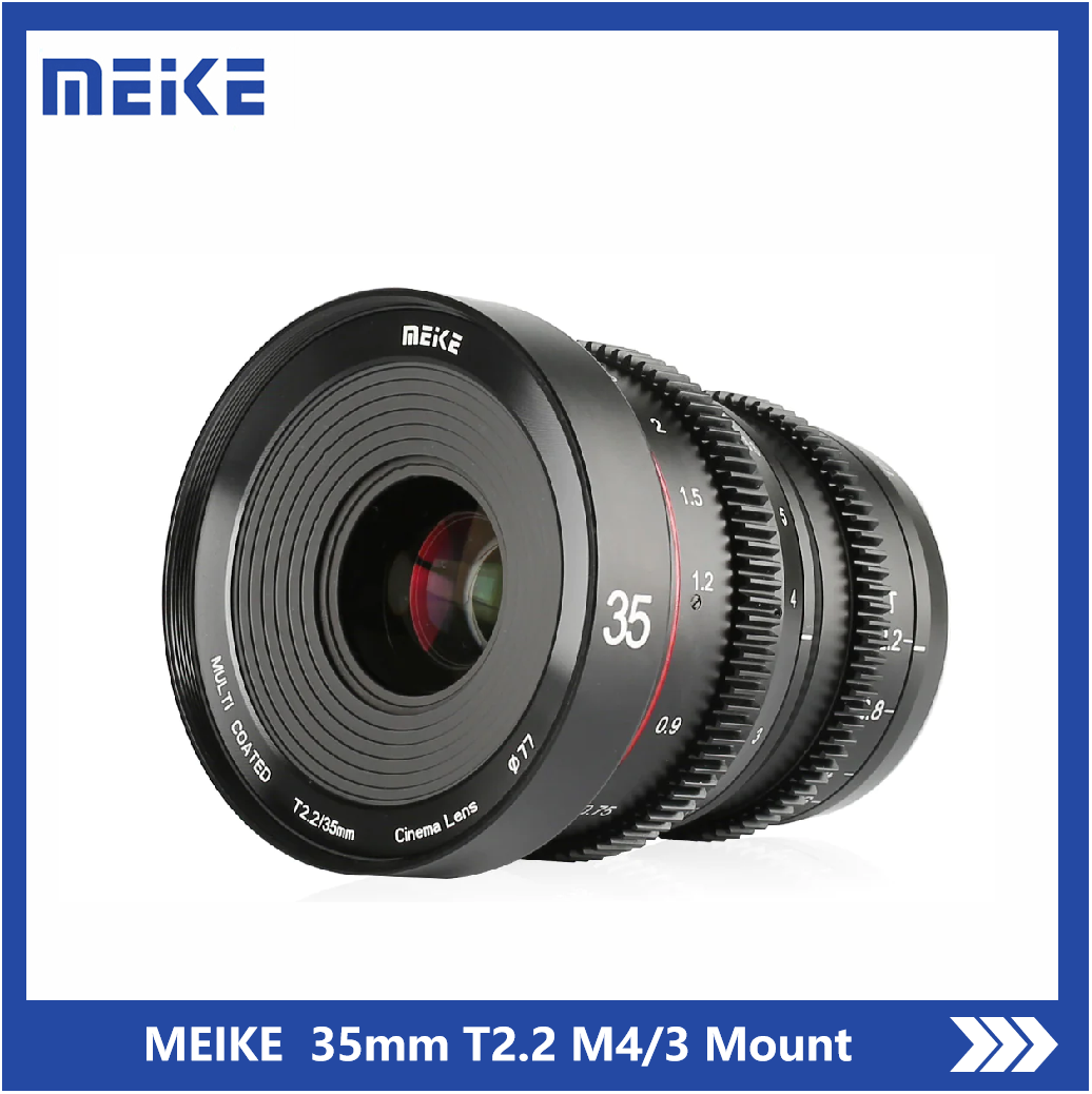Meike 35mm T2.2 Manual Focus Portrait Cine Lens for Olympus Meike 35mm T2.2 Manual Focus Portrait Cine Lens for Olympus