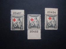#702 2c Greatest Mother Red Cross Plate # Single Errors "3 Varieties" MNH OG #6b