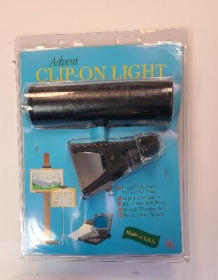 House of Troy ACL7-7 Advent 7'' Clip-On Light - Black