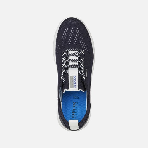 Geox D Spherica Blue Sneakers - Picture 6 of 7