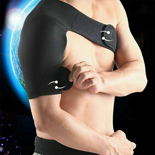 UK Shoulder Support Brace Arm Injury Guard Strap Bandage Compression Sleeve Wrap - Picture 19 of 20