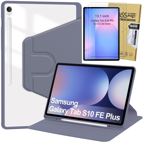 Rotating Case for Samsung Galaxy Tab S10 FE+ Plus 13.1 inch with S Pen Holder - Picture 13 of 13