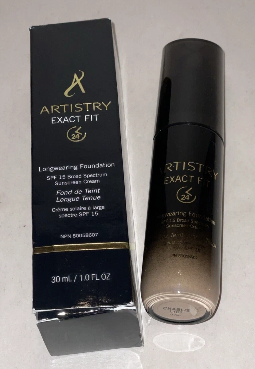 Amway Artistry Exact Fit Long Wearing Foundation CHABLIS L1C1 1.0