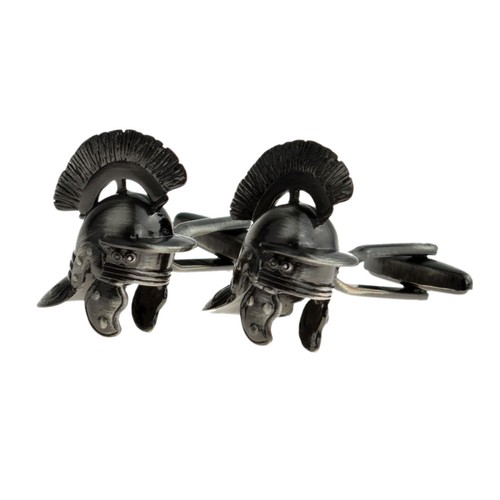 Casco romano gemelos de batalla en estuche se pueden grabar personalizados X2AJ947 + XDCB - Imagen 2 de 6