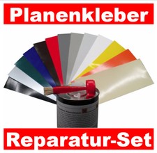 PVC Planenkleber PU Reparatur SET Flicken für LKW PKW Anhänger Plane Abdeckplane