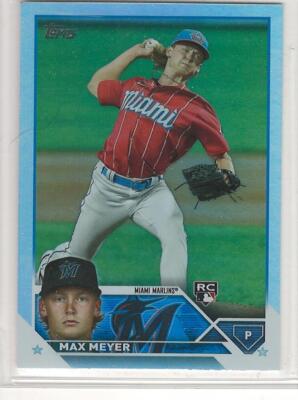 Max Meyer RC 2023 Topps Series 2 Rainbow foil parallel Marlins #388
