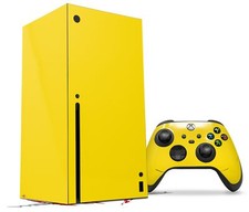Skin Set for XBOX Series X Solids Collection Yellow