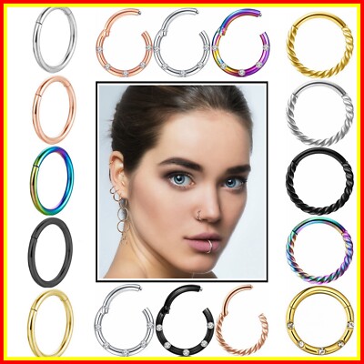 Hinged Segment Ring How To Remove Seamless Septum Ring 1Pair