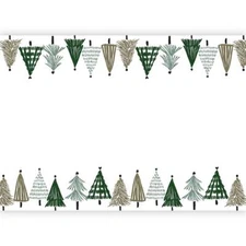 Beautiful Paper Table Runner Trees Size 50in L x 18in W Pack of 4