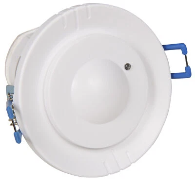 MCSHINE 360° Mikrowellen Einbau Bewegungsmelder weiß weiss LED ok 100% 1-8m 1-1200W IP20