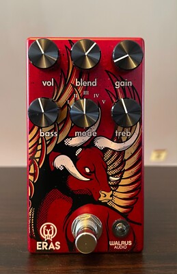 Walrus Audio Eras 5-State Distortion - Transparent Red