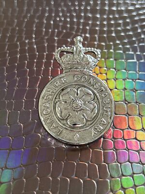 Obsolete British Lancashire Constabulary Cap Badge