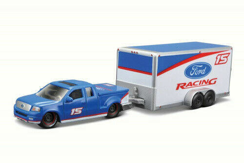Maisto 1:64 Ford F150 Raptor Avec Remorque SVT Cobra 1993 - Modèle Réduit Neuf - Édition Limitée