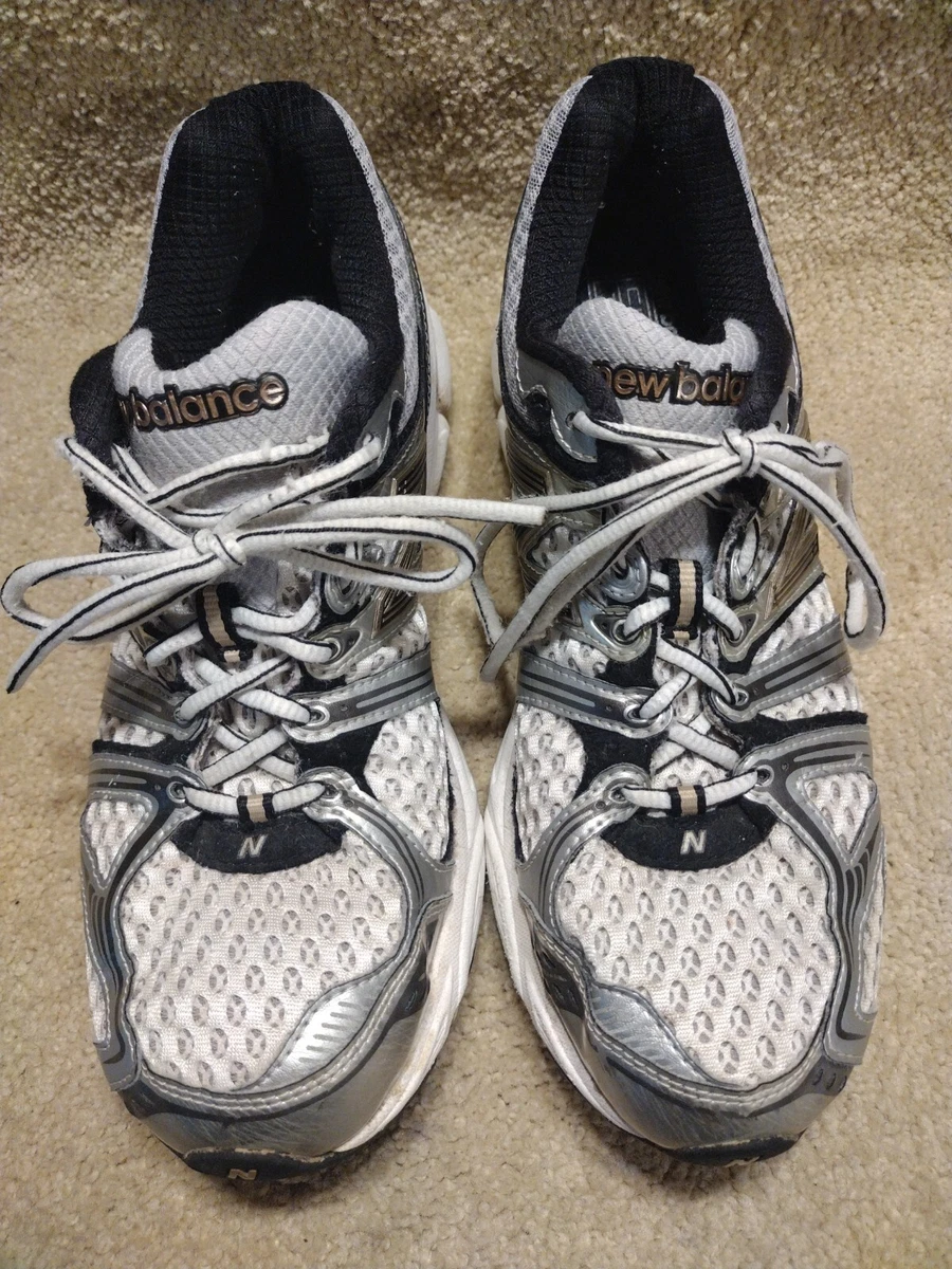 New Balance 1080 Athletic Running Shoes Gray Red Lace Up Size 7
