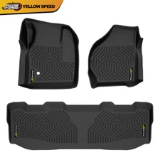 TPE Floor Mats Liner Fit For Ford F-250 F-350 Super Duty Crew Cab 1999-2007
